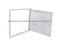 White Powder Coated Metal Ceiling Access Panels With Blue Plastic Key Smooth Frame Trapdoor